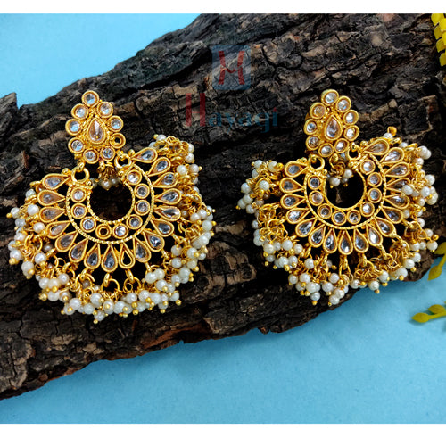 Vintage Pearl Gold Earrings | Wedding Jewelry & Accessories – AMYO Bridal